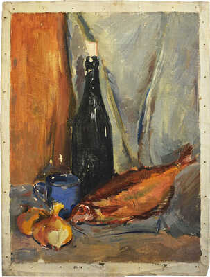 Ершов Игорь Александрович. Натюрморт с луком и рыбой